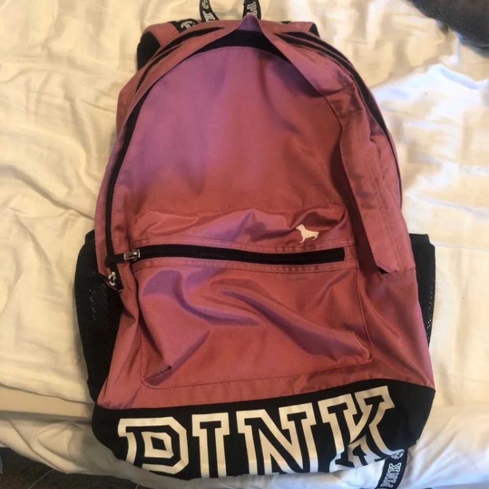 PINK mauve campus backpack